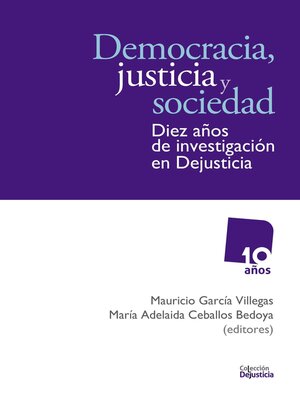 cover image of Democracia, justicia y sociedad